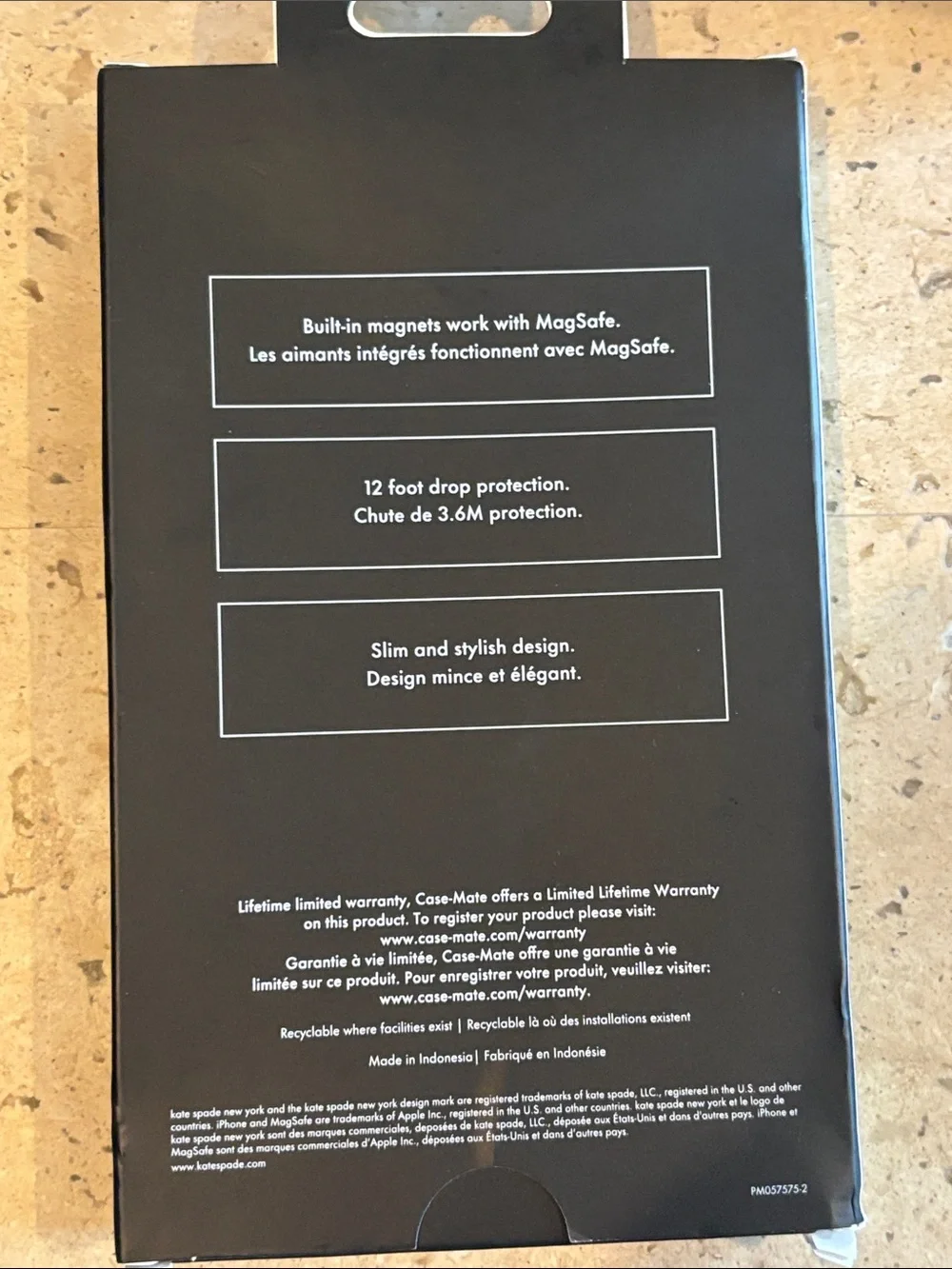 kate spade Black and Brown Tortoiseshell iPhone Case